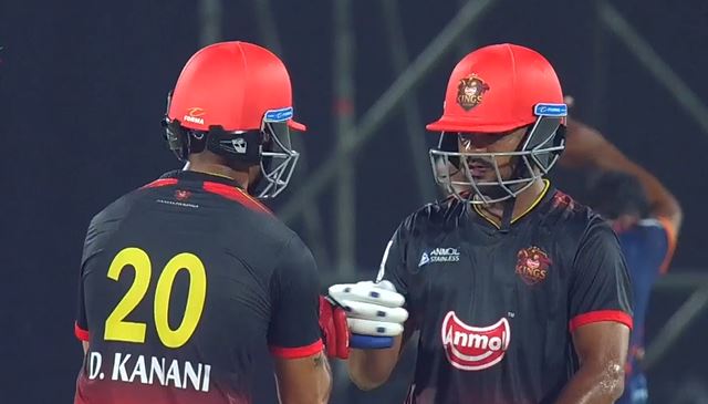 Anmol Kings Halar beat Aryan Sorath Lions by 6 wickets on DLS method | Match 1