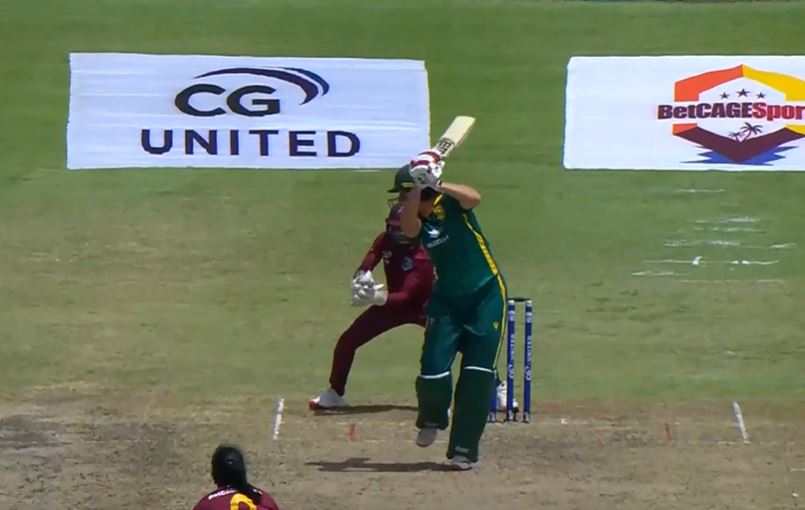 4-fer Fury! Afy Fletcher troubled the Proteas's batting lineup