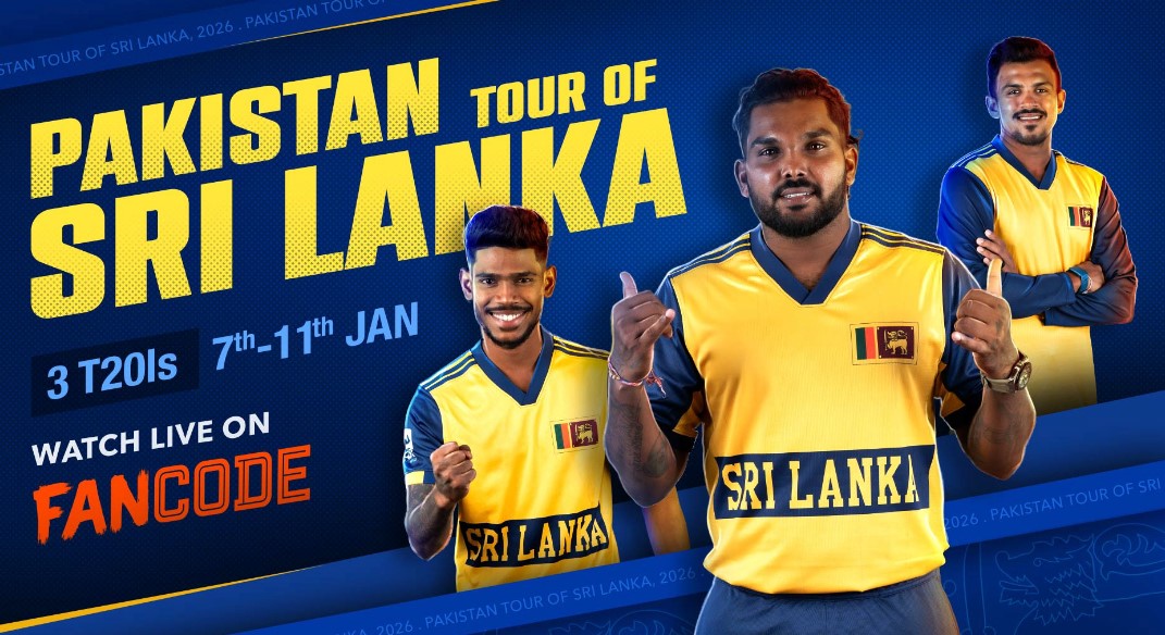 Pakistan tour of Sri Lanka 2026: Live on FanCode!