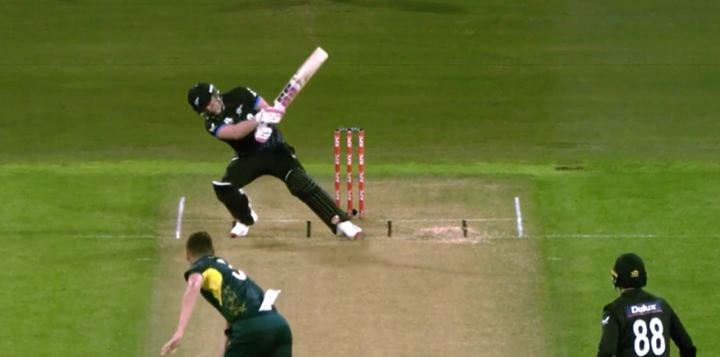 Sky-High Scoop! Tim Seifert's unorthodox shot paid off