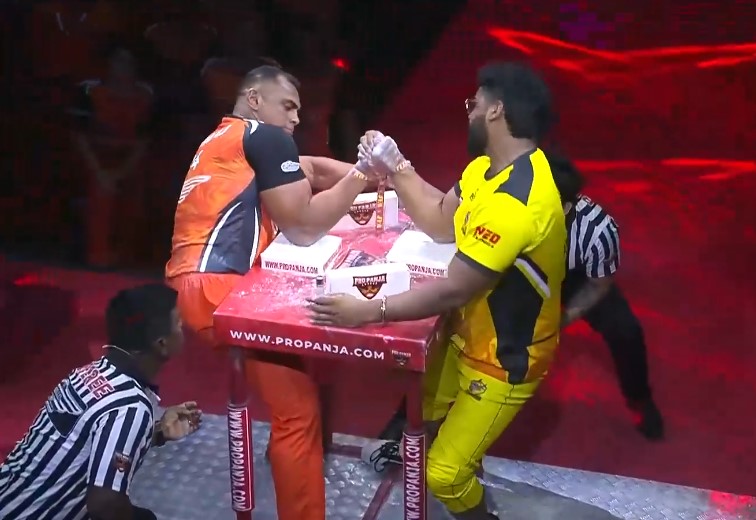 MP Hathodas vs Kirark Hyderabad | Shaju Au vs Amit Singh (100 kg) | Hindi Highlights