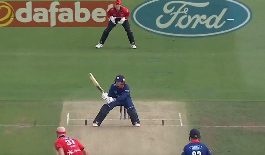 Cheeky! Dale Phillips's unorthodox mastery clears third man