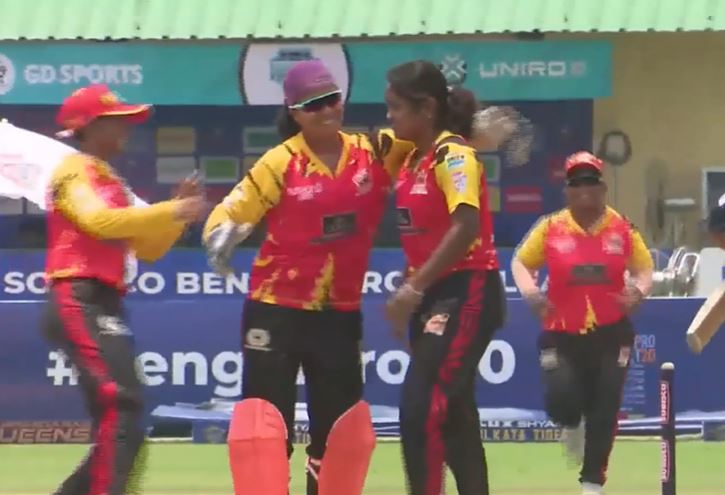 Shrachi Rahr Tigers beat Harbour Diamonds by 15 runs