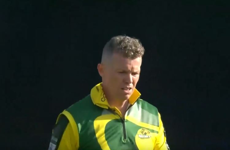 MAYHEM! Peter Siddle struck thrice in one over