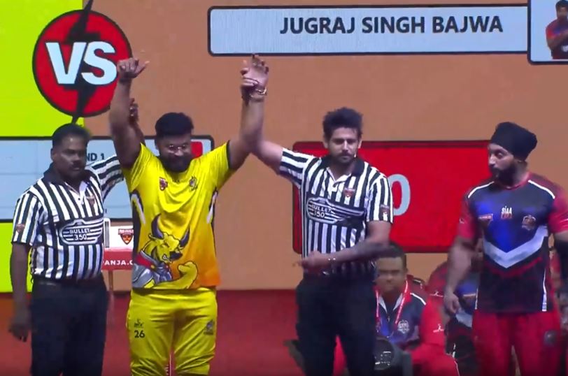 Kiraak Hyderabad vs Rohtak Rowdies | Amit Singh vs Jugraj Singh Bajwa (100 Kg) | English Highlights