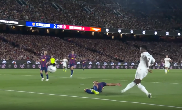 LAST-GASP HEROICS! Eric Garcia saves Barca