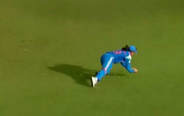 Smriti Mandhana's swashbuckling catch lit up the field