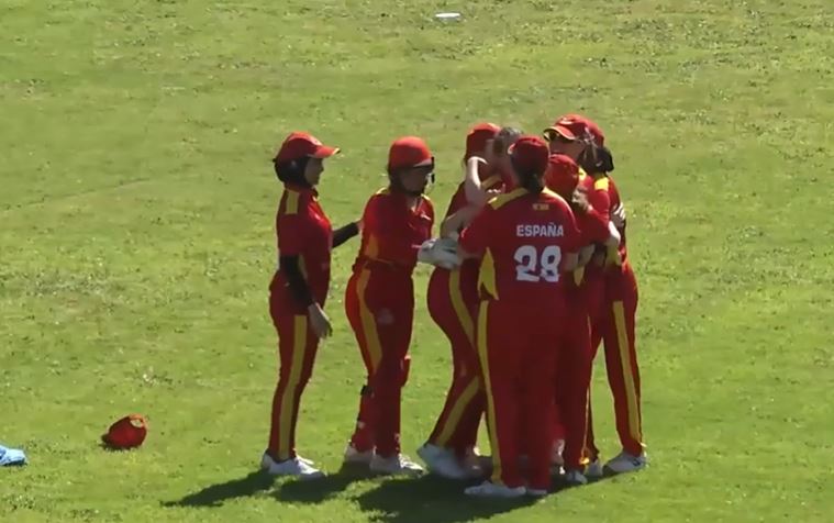 Spain Women beat Isle of Man Women by 8 wickets | Match 9