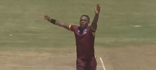 Leeward Islands Hurricanes vs West Indies Academy: Jediah Blades's 3 for 49