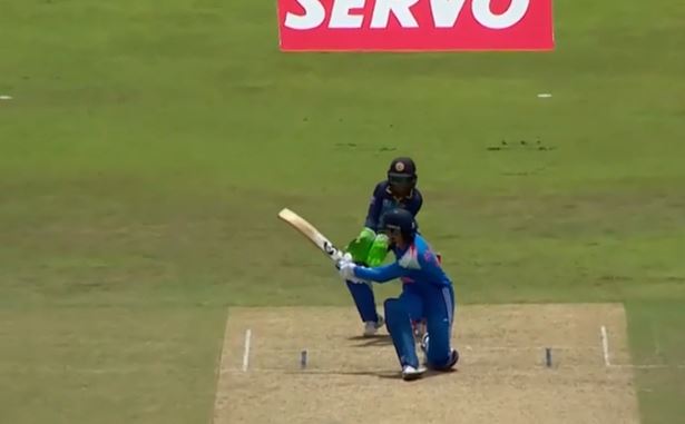 CLASS ACT! Smriti brought up her 11th ODI hundred with a cracker