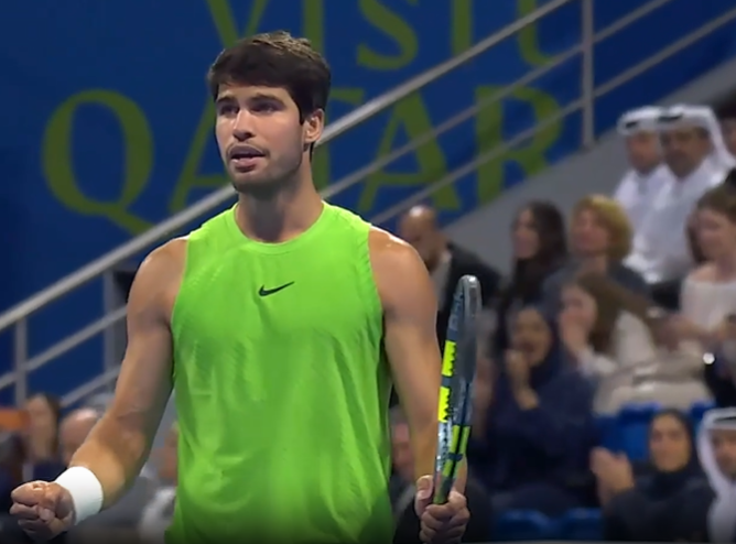 Carlos Alcaraz vs Andrey Rublev | Semi-final | Center Court