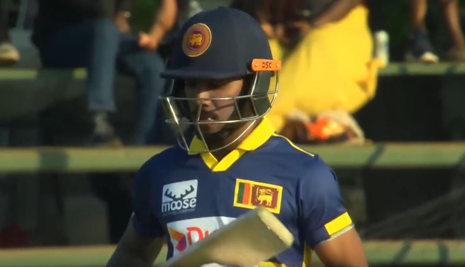 7th ODI CENTURY! Nissanka raised the bat in style
