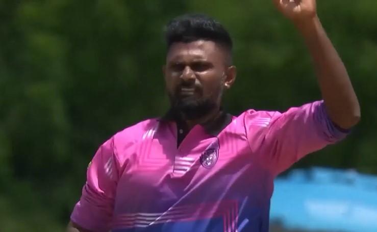 New York Strikers vs Miami Lions: Isuru Udana's 3 for 6