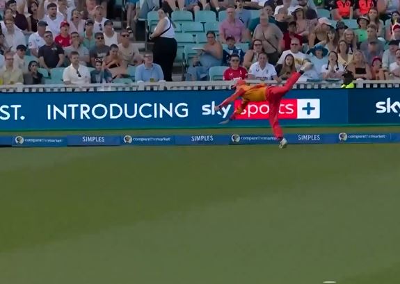 An Unforgettable Catch! Jacob Bethell's sky-high screamer