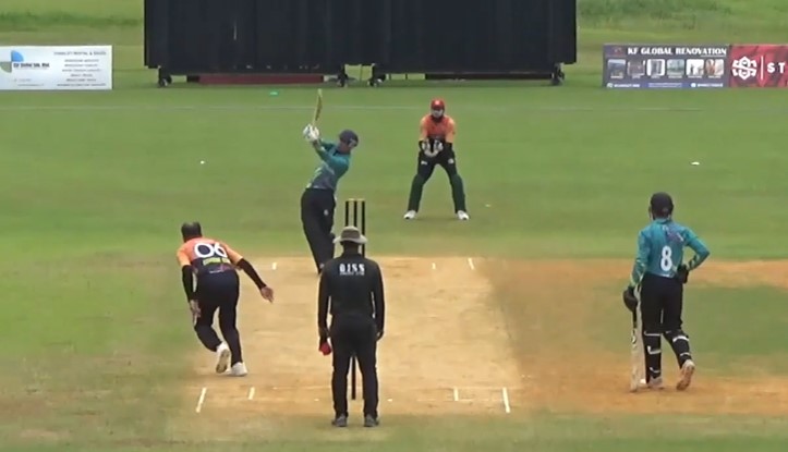 SFF Panthers, Malaysia vs Combined Cricket Club: Arslan Shabir's 61 off 22