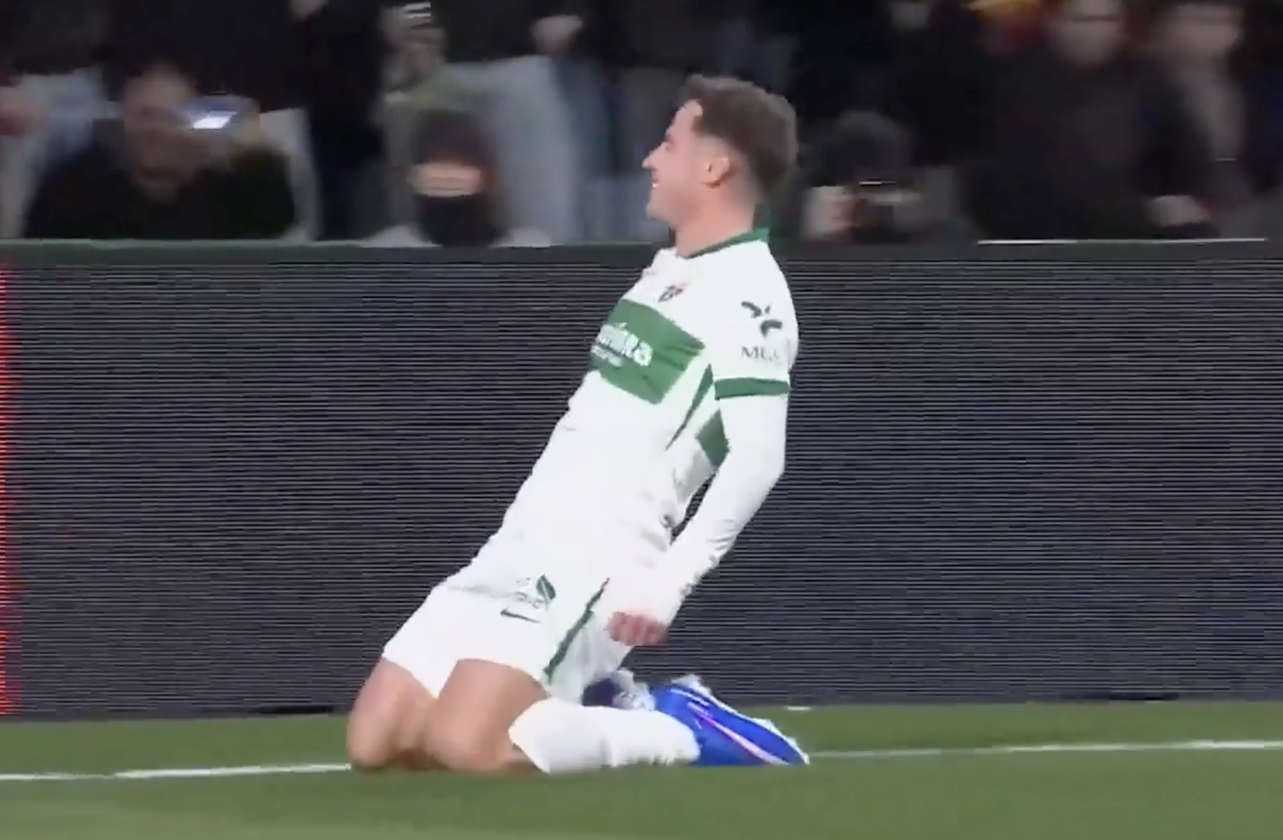 2-0! German Valera doubles the lead for Elche