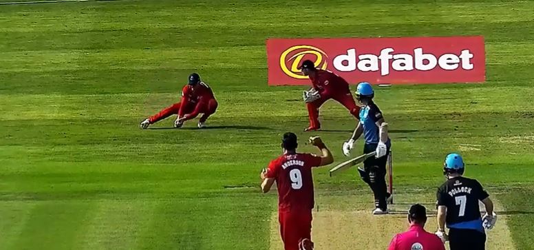 STICKY FINGERS! Keaton Jennings pulled off a slip stunner