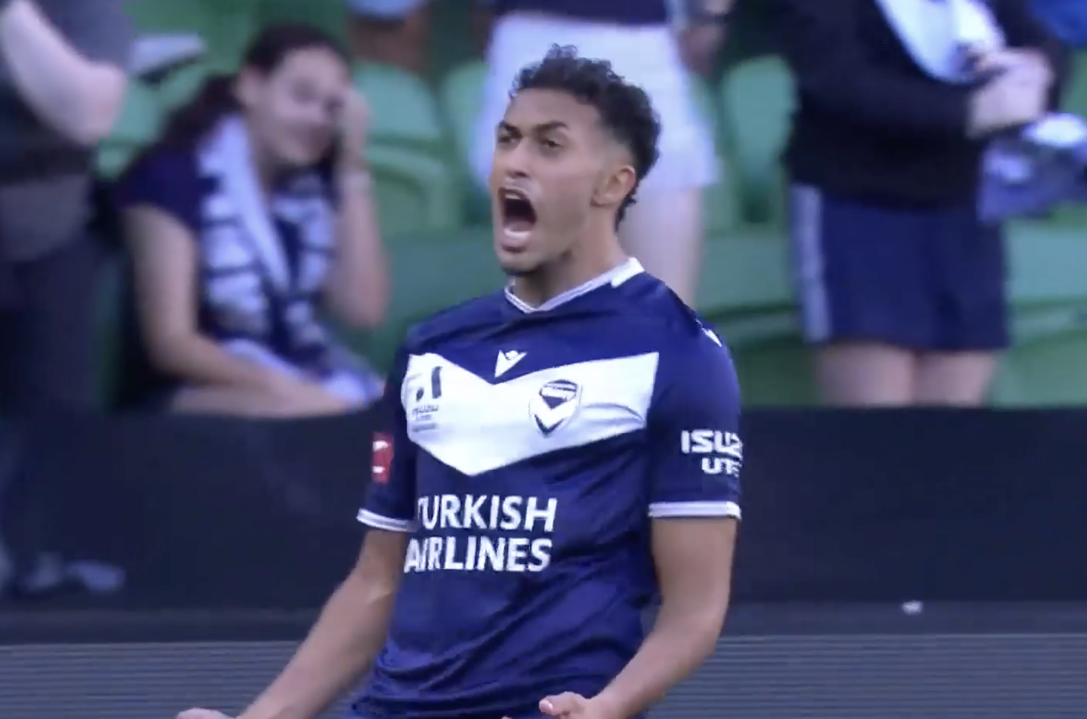 BRILLIANT! Velupillay equalises for Victory from Miranda's superb cross