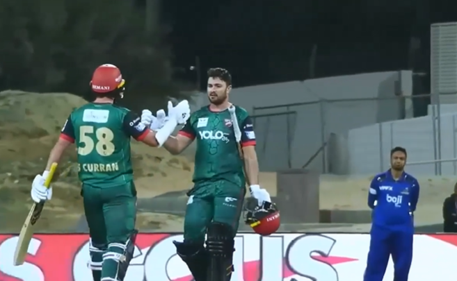 poster url for Desert Vipers beat MI Emirates by 45 runs | Qualifier 1