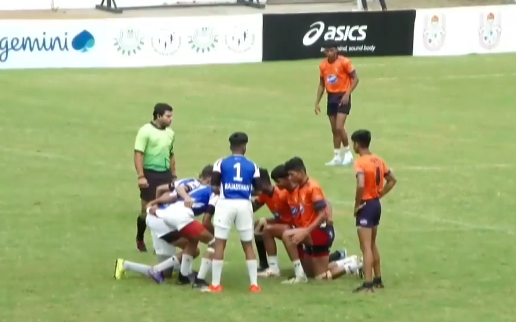 M68: Maharashtra 5-28  Rajasthan | Boys Junior National Rugby 7s 2024