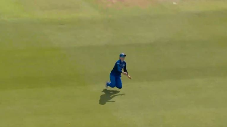 WOWZA! Dean’s heroic catch sealed the match in style