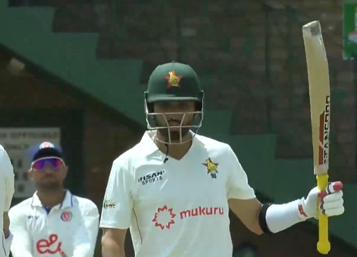Sikandar Raza's 65 off 88 | One-off Test, Day 2