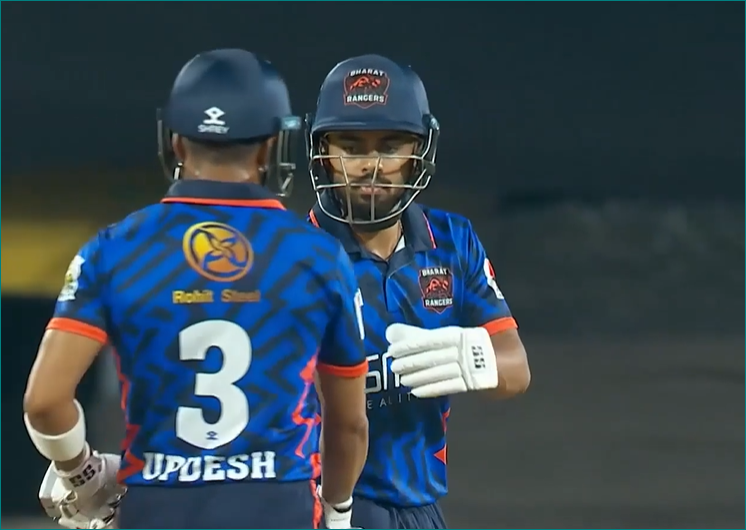 Bharat Rangers beat Orange Tigers by 77 runs | Match 9