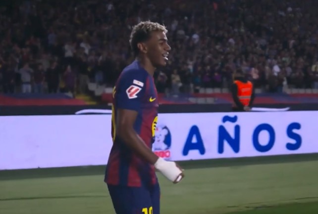 GOAL! Lamine Yamal puts Barca ahead