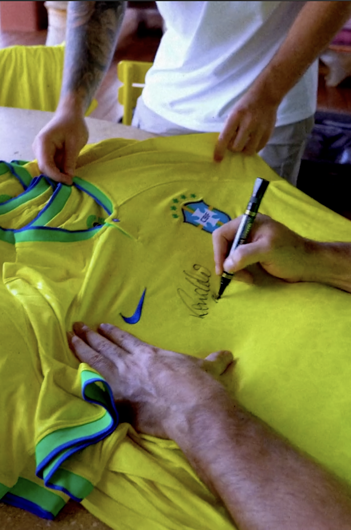 Two Icons. One Historic Shirt.