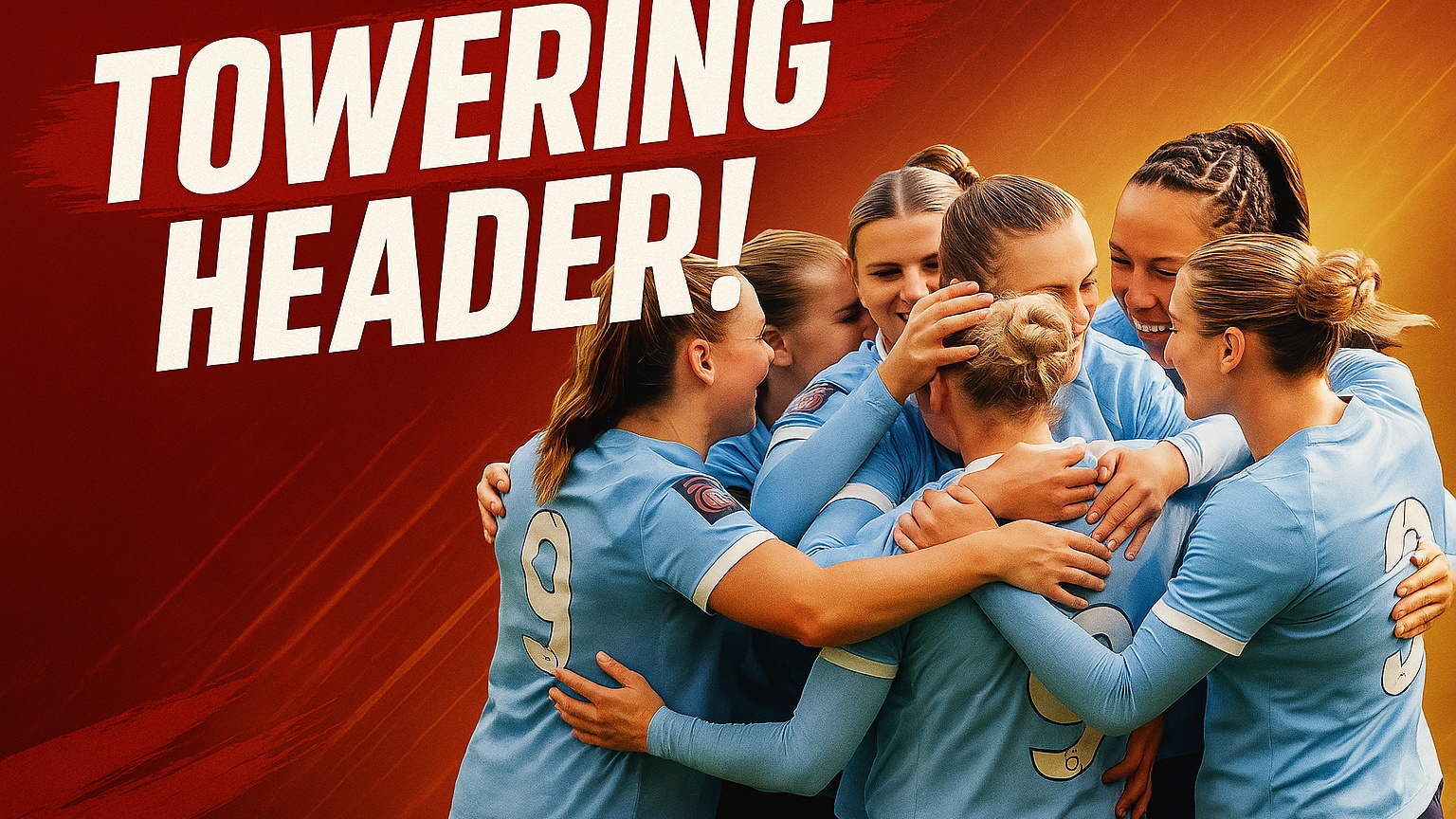TOWERING HEADER! Miedema fires City ahead in the Manchester derby