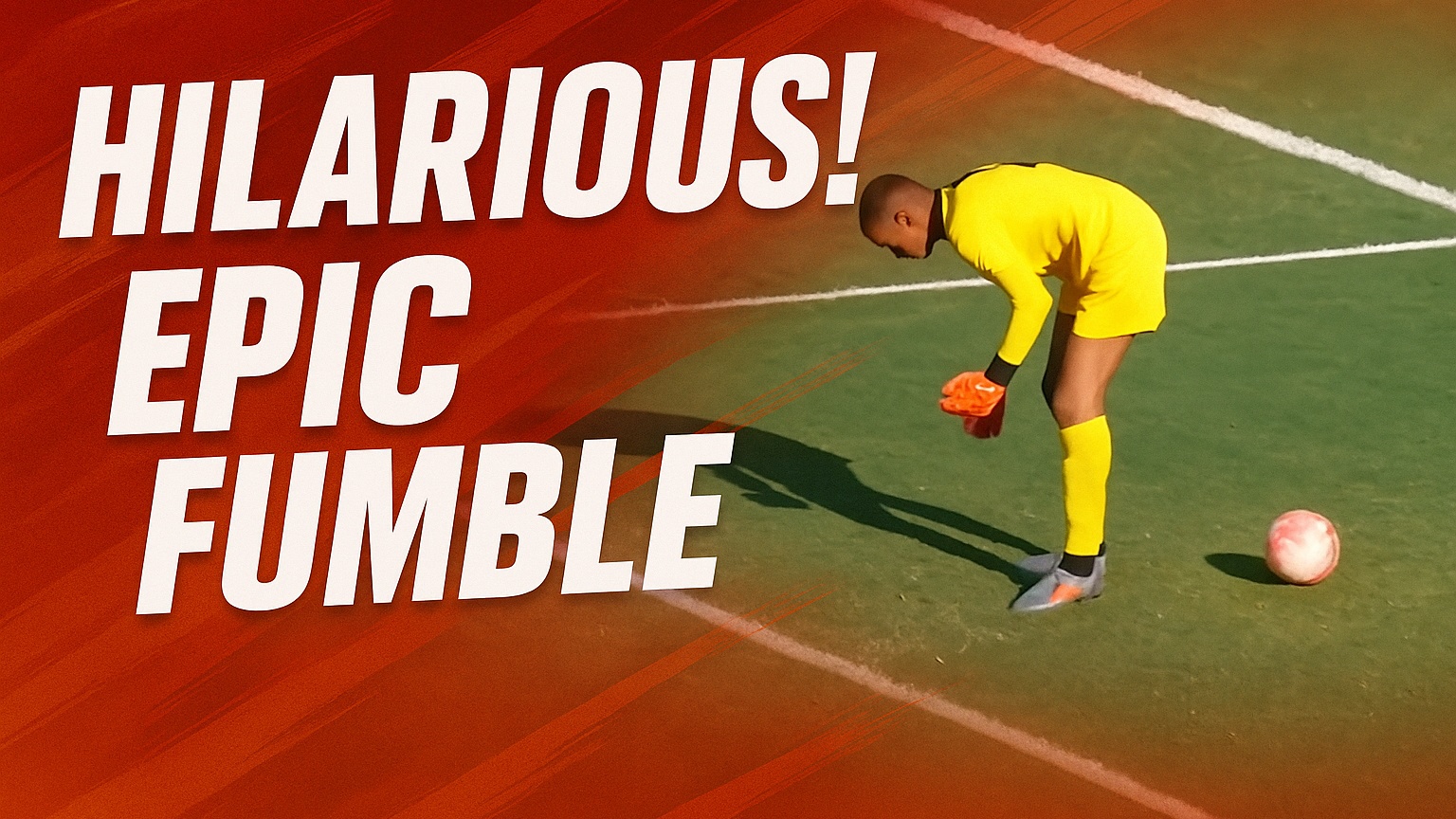 HILARIOUS! Goalkeeper's epic fumble led to an easy goal