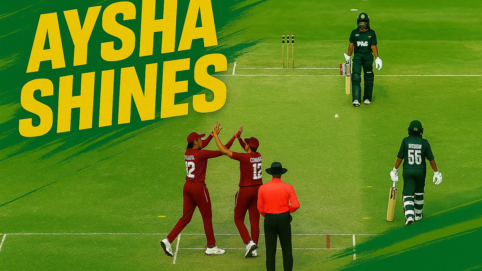 Aysha's 3 for 10 | Match 8