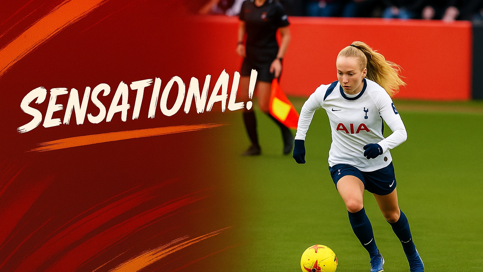 WOWZA! Matilda Vinberg's fiery strike tears the net apart