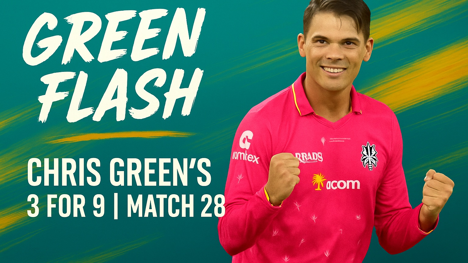 Chris Green's 3 for 9 | Match 28
