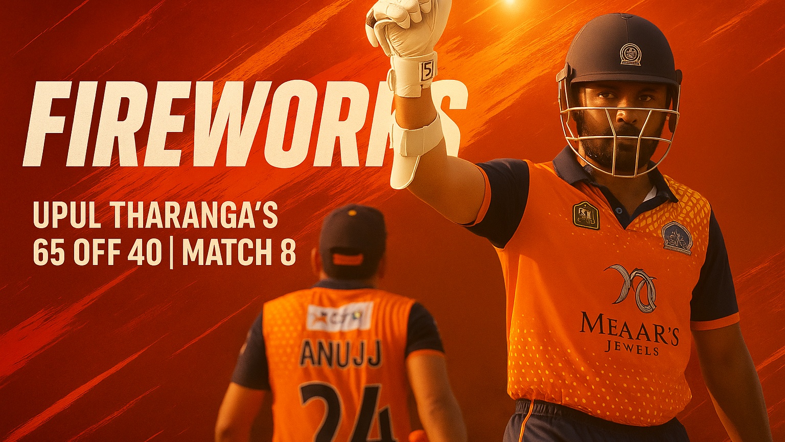 Upul Tharanga's 65 off 40 | Match 8