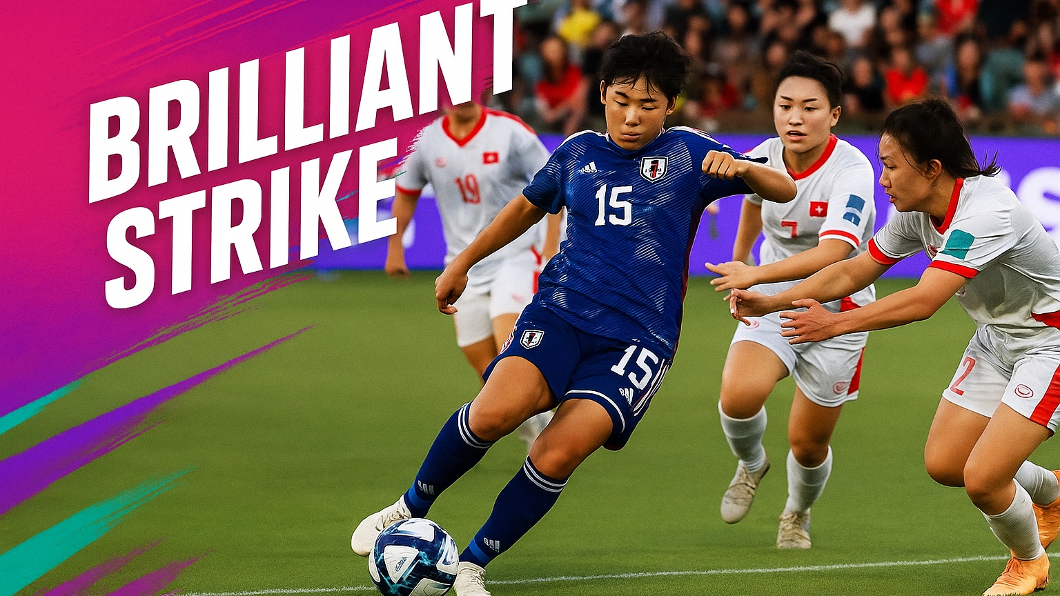 Aoba Fujino's brilliant strike extends Japan's unbeaten run