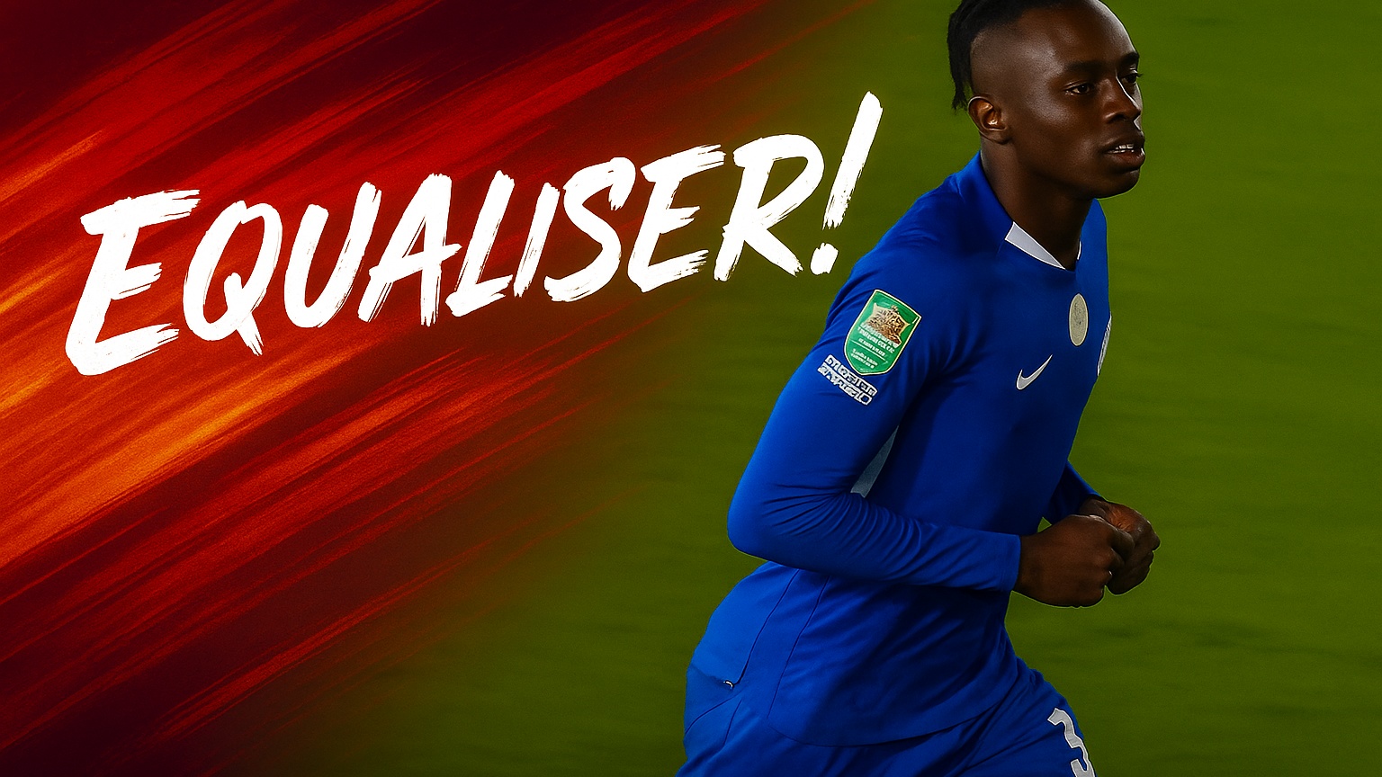 EQUALISER! George found the net to restore parity