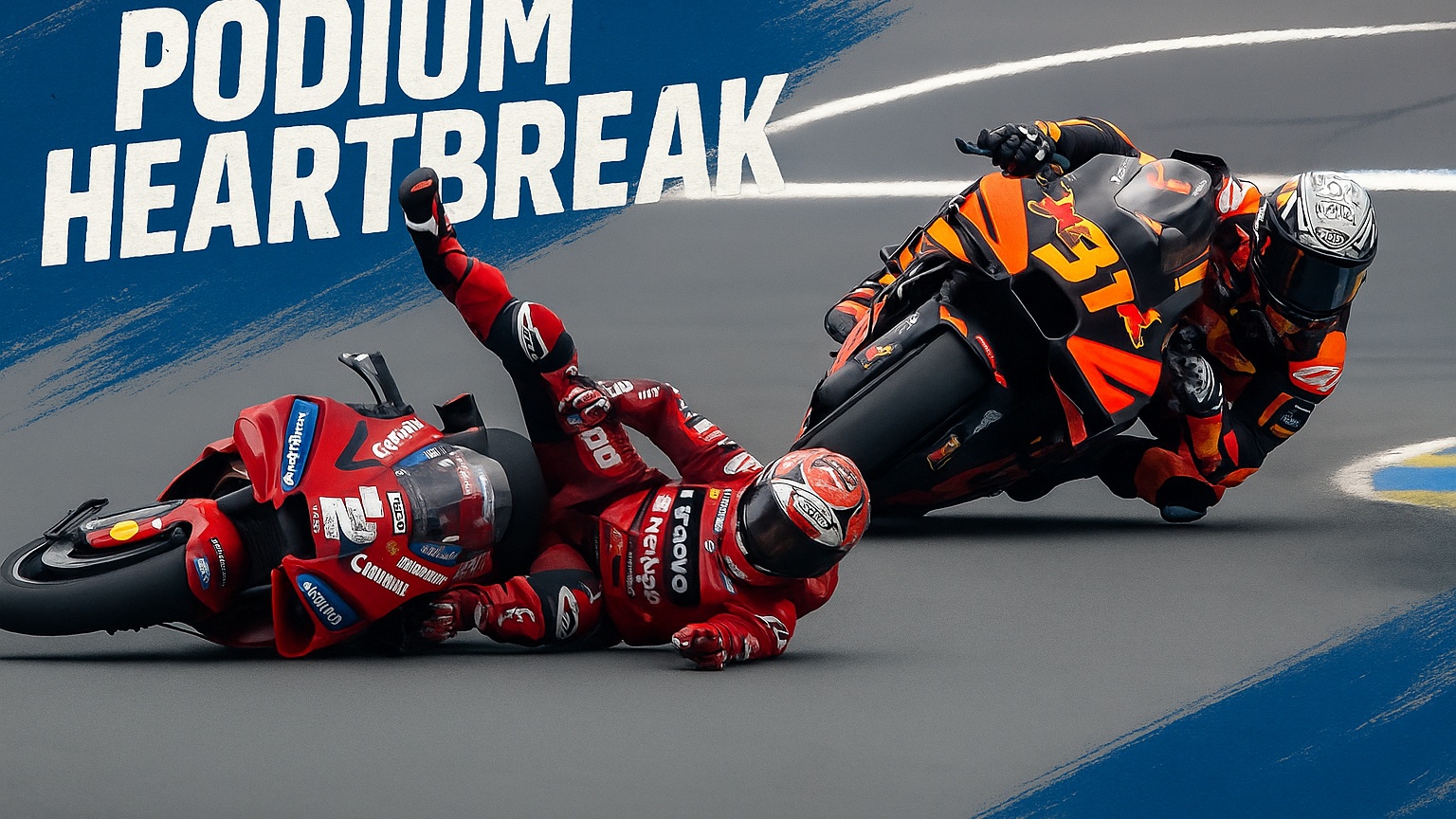 Francesco Bagnaia’s podium pursuit ends in agony