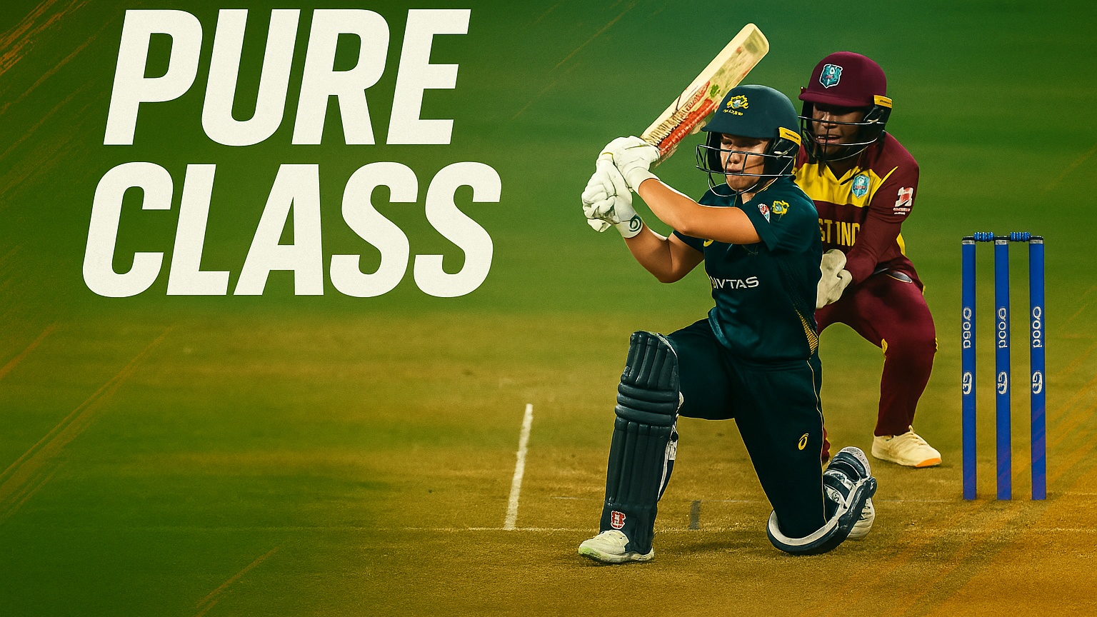 PURE CLASS! Beth Mooney brings up her 28th T20I fifty