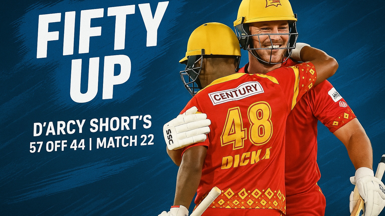 D'Arcy Short's 57 off 44 | Match 22
