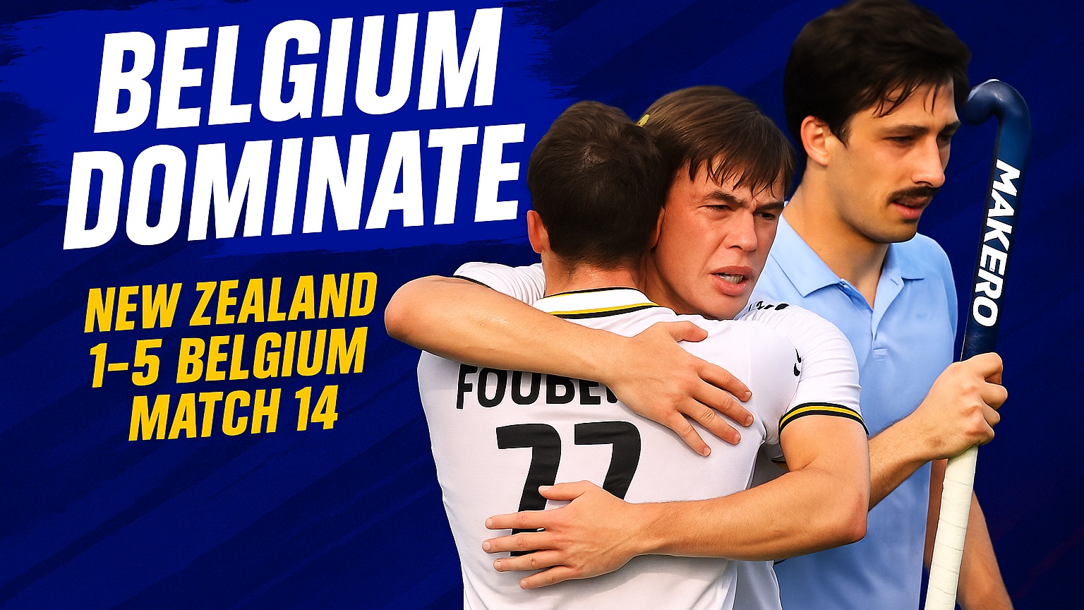 New Zealand 1-5 Belgium | Match 14