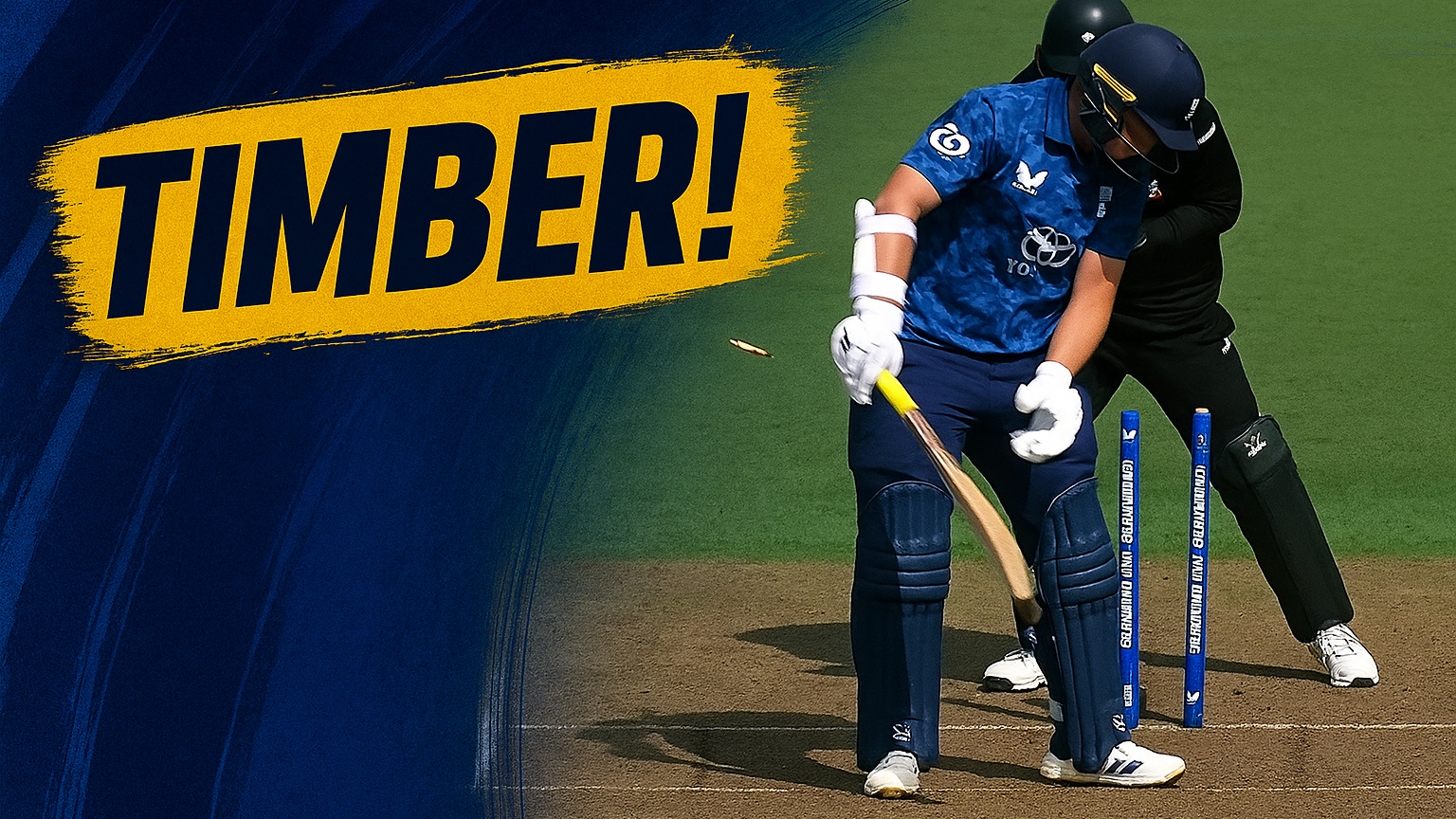 TIMBER ALERT! Bracewell outsmarted Curran with a jaffa