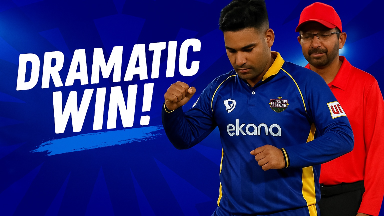 Meerut Mavericks beat Lucknow Falcons by 5 runs on DLS method | Match 8