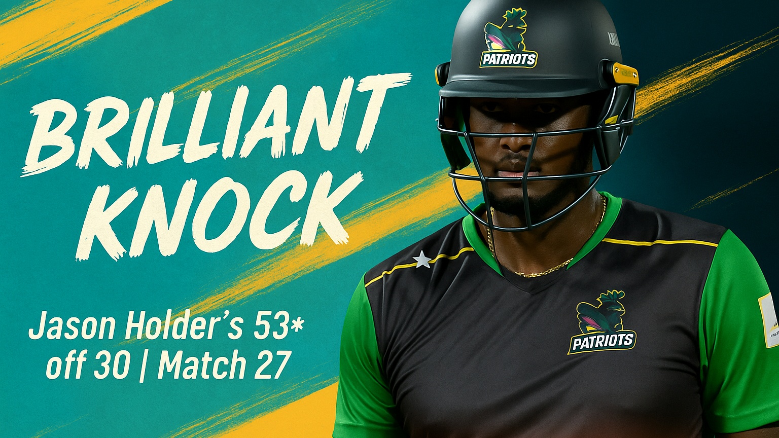 Jason Holder's 53* off 30 | Match 27 