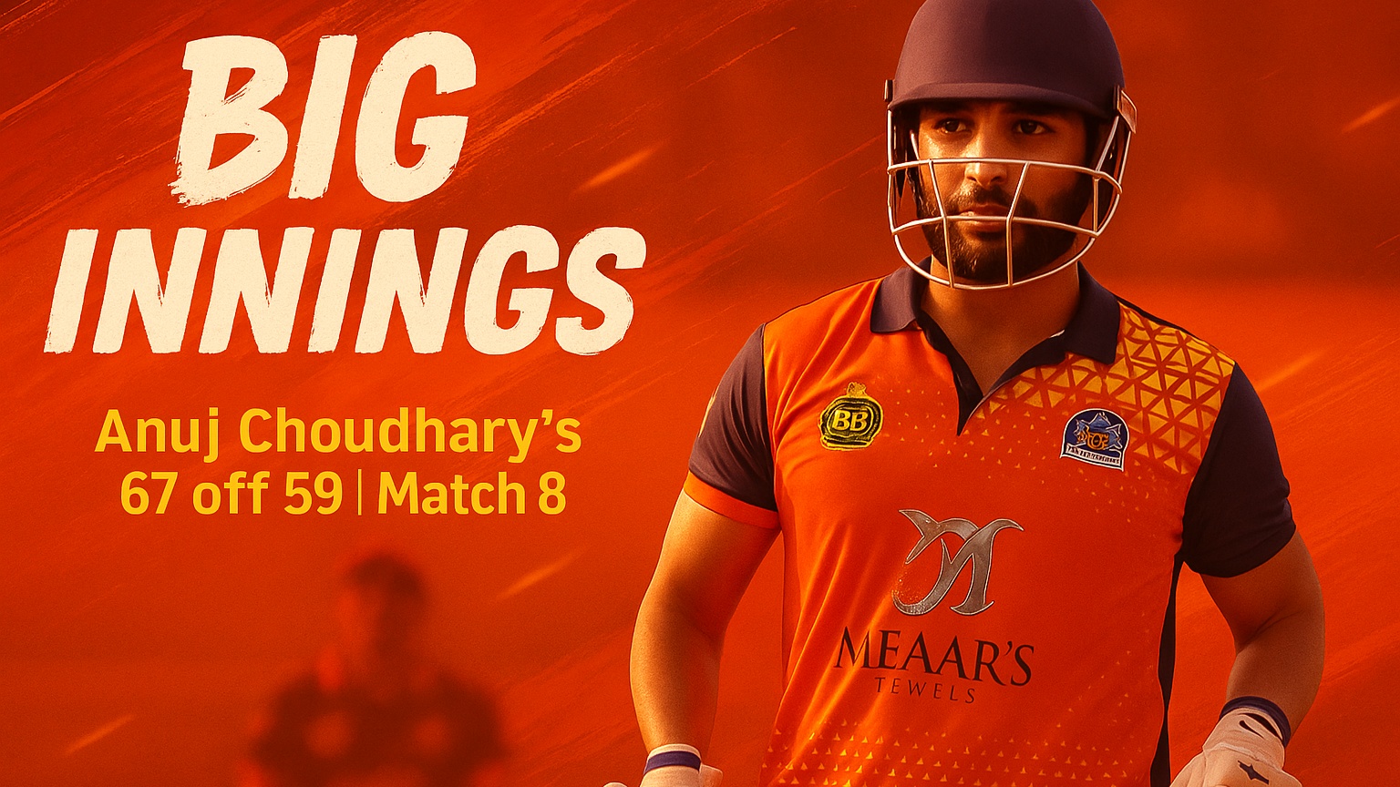Anuj Choudhary's 67 off 59 | Match 8