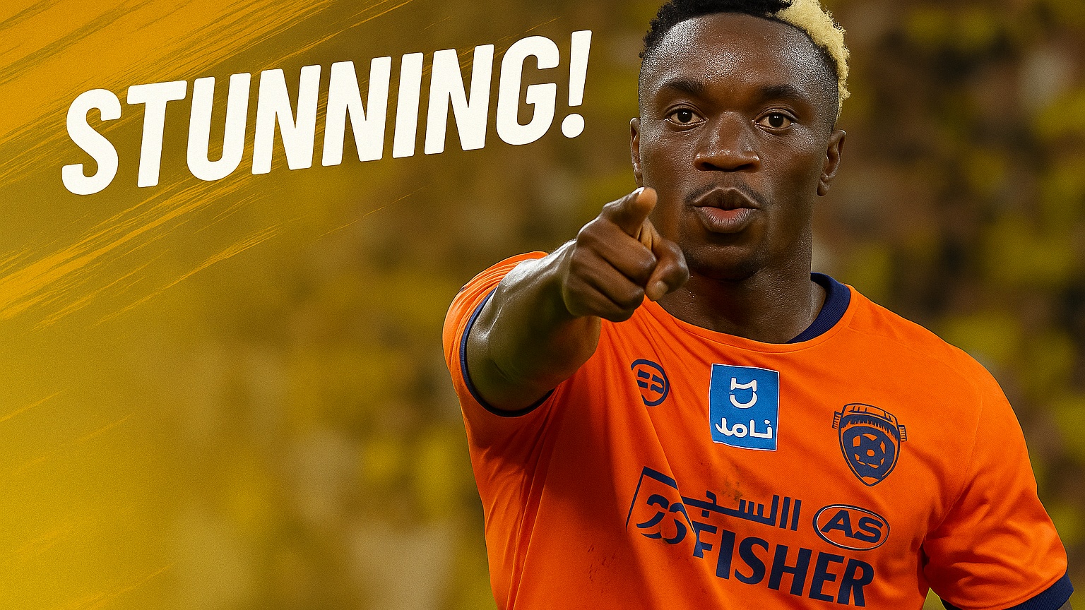 STUNNING! Sakala equalises for Al-Fayha from Benzia's superb cross