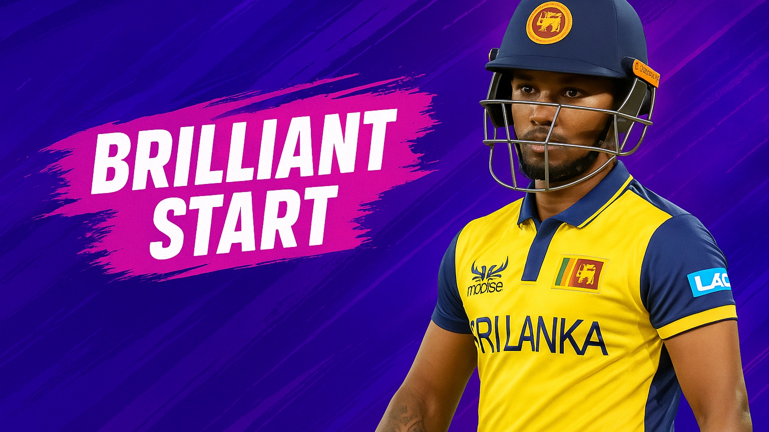 444! Nissanka leads Sri Lanka to a brisk start