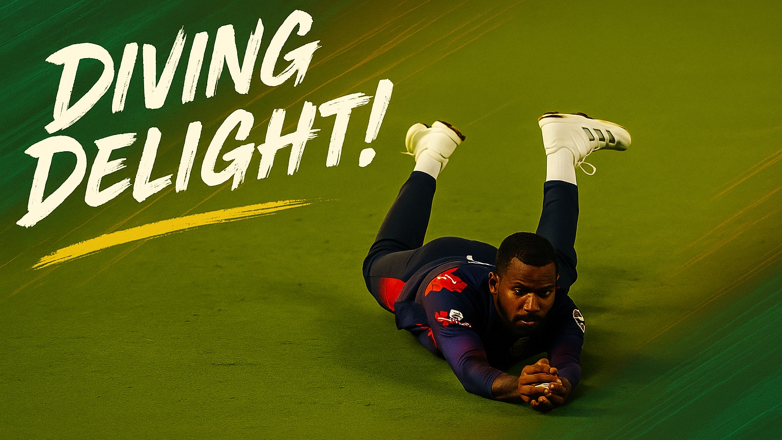 DIVING DELIGHT! Tanzid Hasan pulls off a stunner