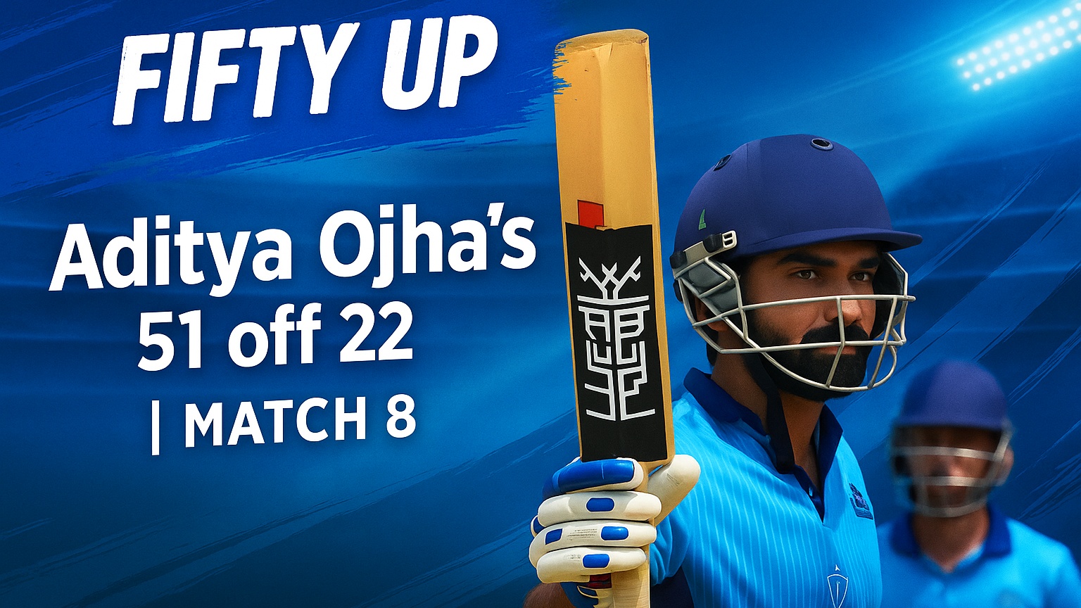 Aditya Ojha's 51 off 22 | Match 8