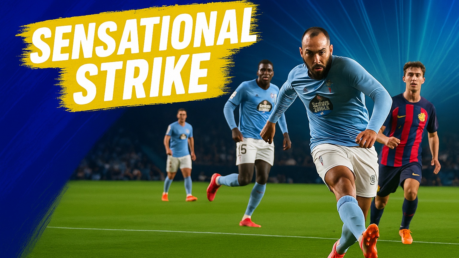 What a Hit! Borja Iglesias fired a peach from distance